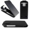 okia X2-00 Leather Flip Case - Black OEM